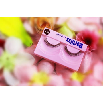 Colored Natural Shortlower False Eyelashes , Black Soft Lashes For Party